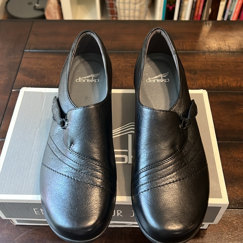 Dansko Franny Women's Casual Shoes, Black Milled Nappa, W41 Size 11 - Picture 4 of 5